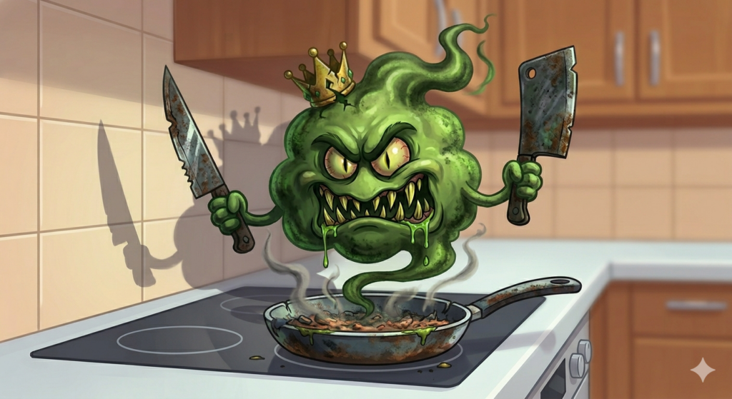 Toxic gas in kitchen